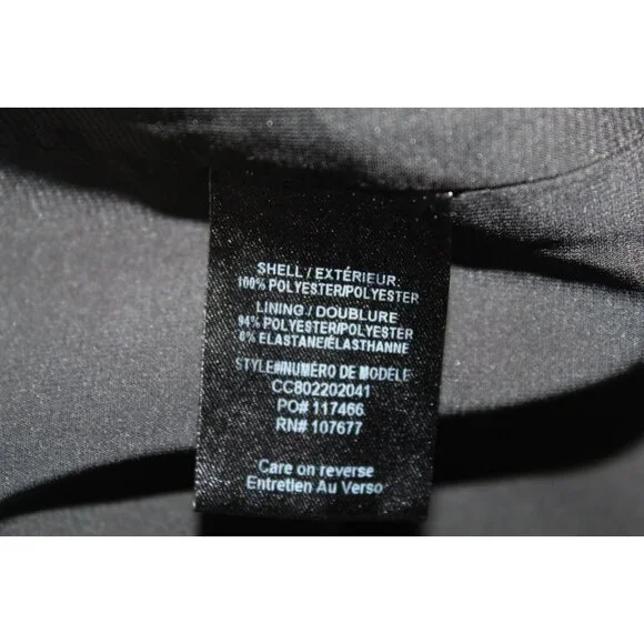 Alice + Olivia Celestia Flutter sleeve crop top Ruffle Sleeveless black size 6 - Picture 6 of 7